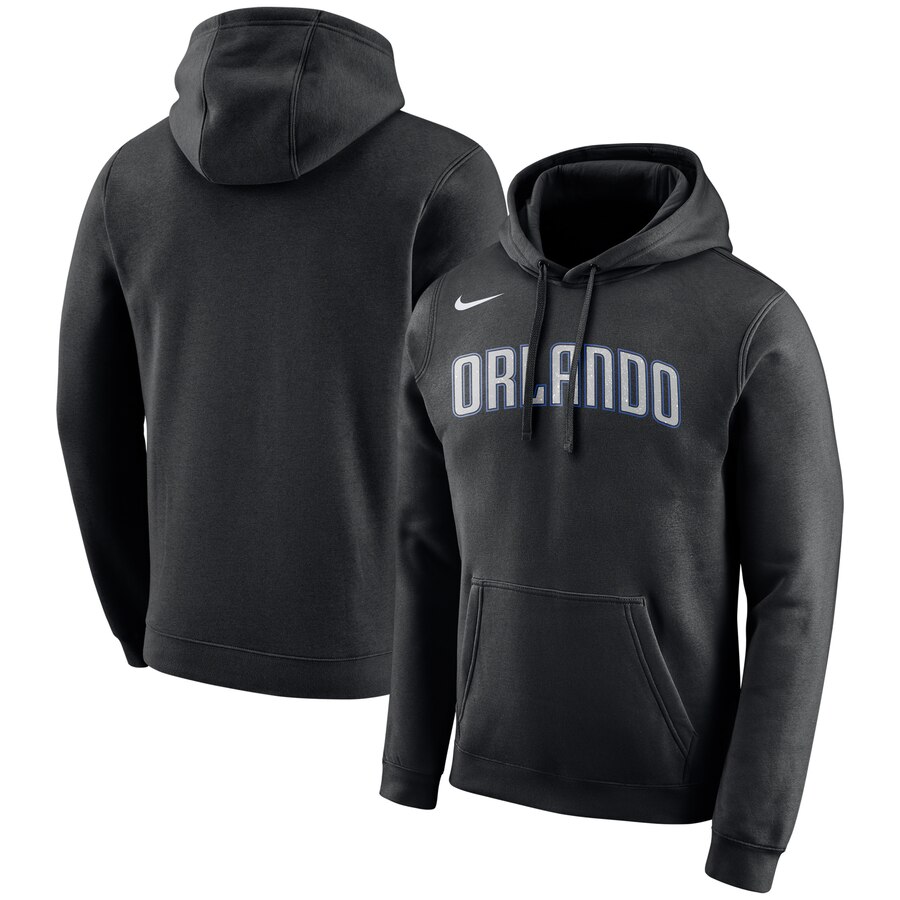 NBA Orlando Magic Nike City Edition Logo Essential Pullover Hoodie Black